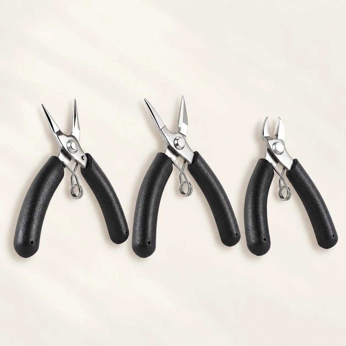 3-Piece Smooth-Finish Jewelry Pliers Set