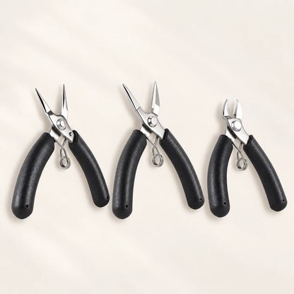3-Piece Smooth-Finish Jewelry Pliers Set