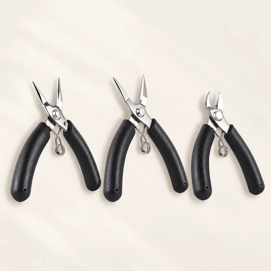 3-Piece Smooth-Finish Jewelry Pliers Set