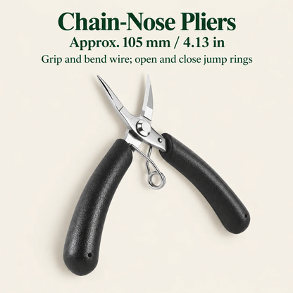 3-Piece Smooth-Finish Jewelry Pliers Set