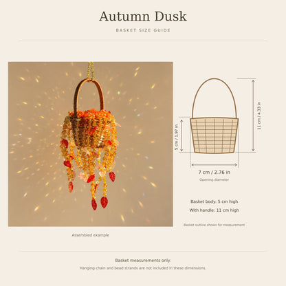 Autumn Dusk hanging basket size guide