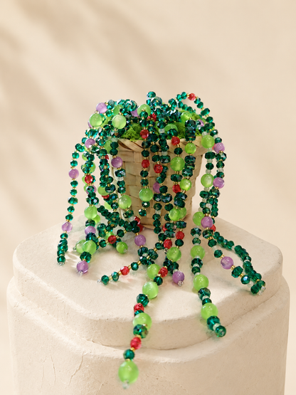 Color Pop Beaded Plant DIY Kit — Mixed Glass Beads