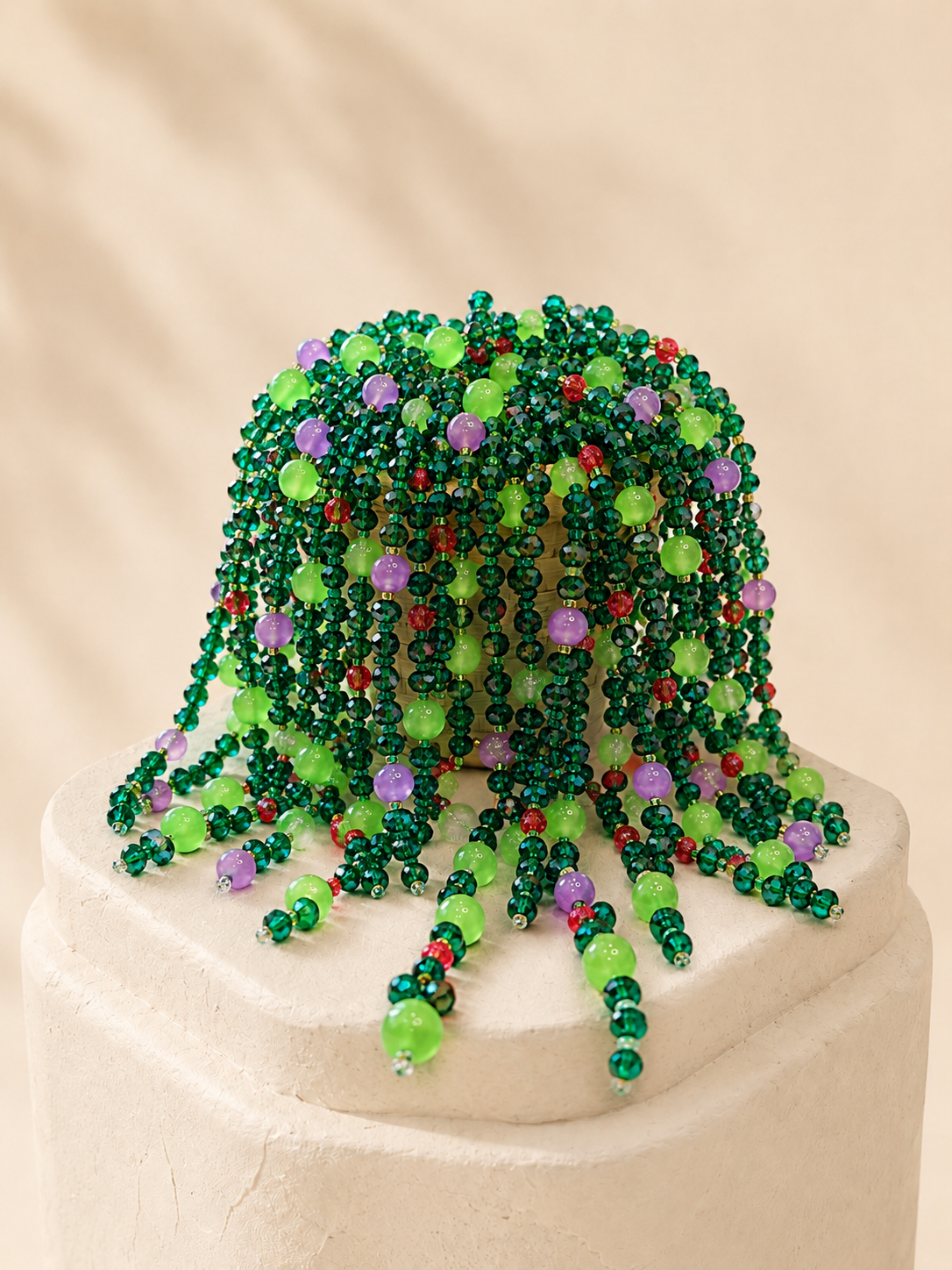 Color Pop Beaded Plant DIY Kit — Mixed Glass Beads