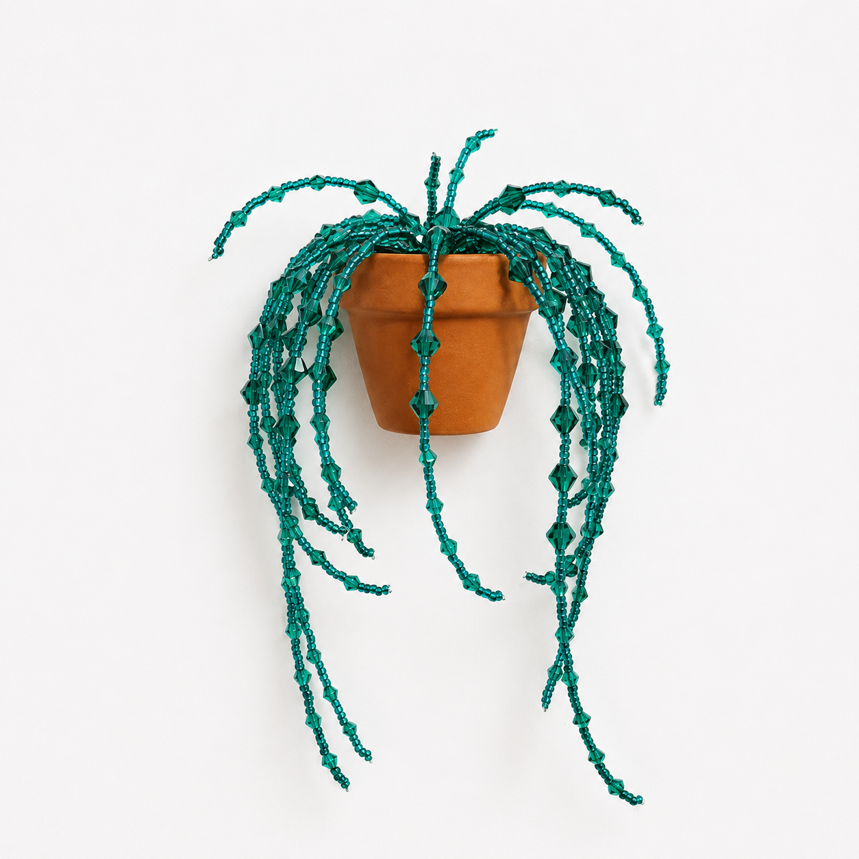 Beaded Plant Fridge Magnet — DIY Kit or Finished Piece