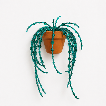 Beaded Plant Fridge Magnet — DIY Kit or Finished Piece