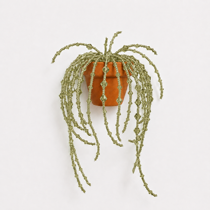 Beaded Plant Fridge Magnet — DIY Kit or Finished Piece