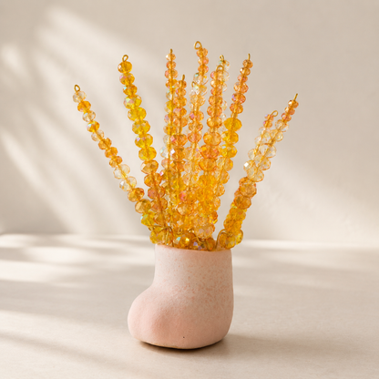 Golden Harvest Wheat Beaded Plant