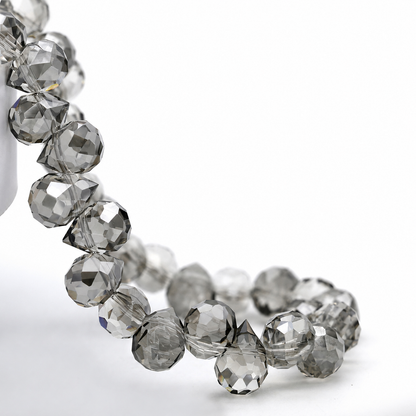 8mm Faceted K9 Glass Teardrop Beads — 90-Piece Refill — color 31