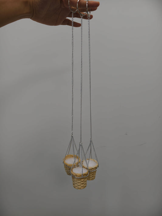 Mini Hanging Basket Base Kit — Set of 3
