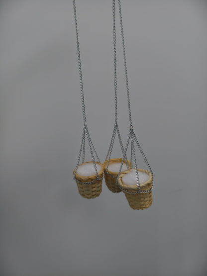Mini Hanging Basket Base Kit — Set of 3