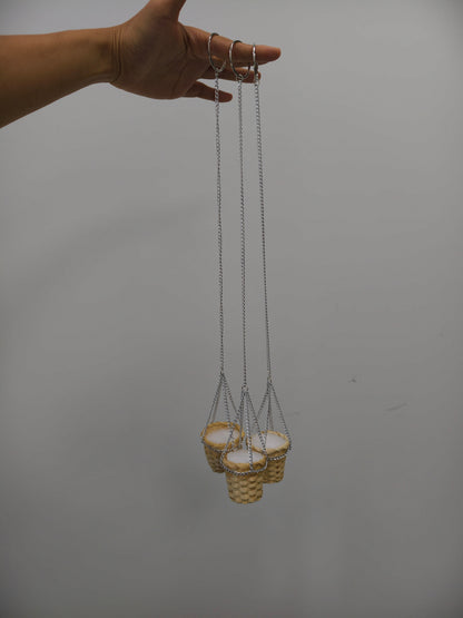 Mini Hanging Basket Base Kit — Set of 3