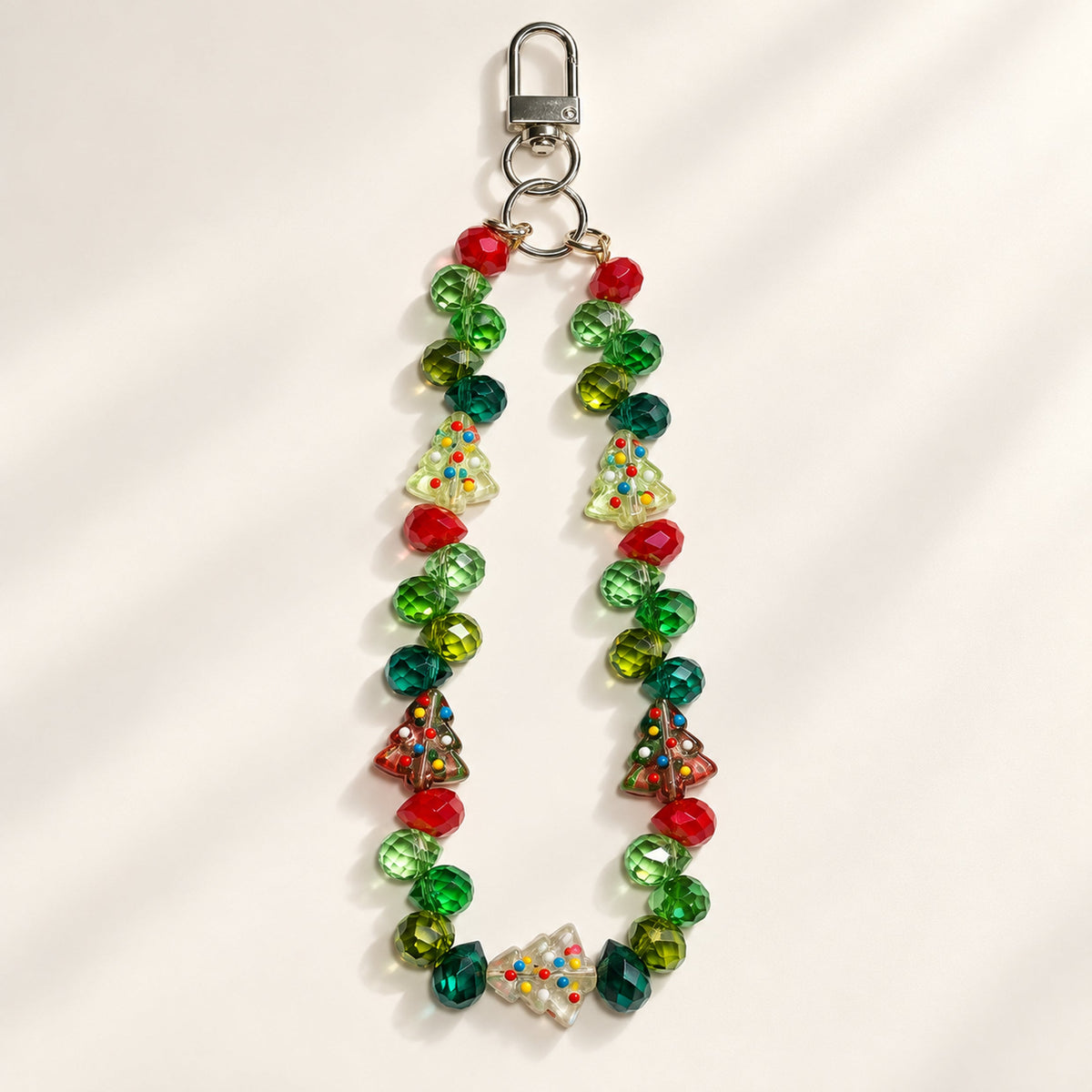 Christmas Tree beaded charm