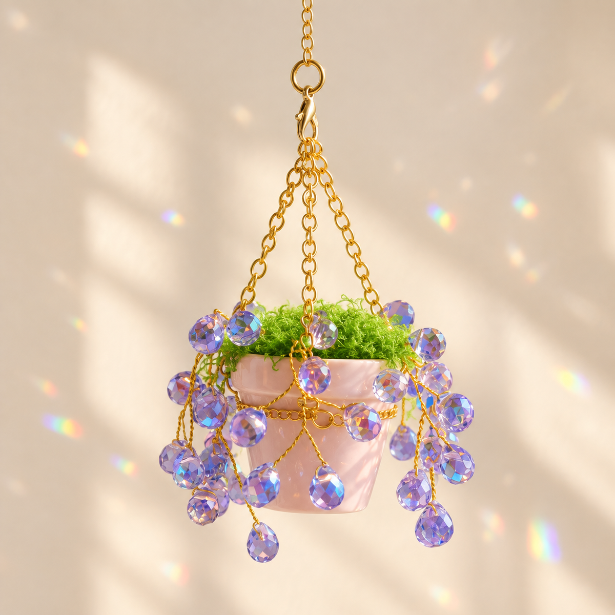 Purple plant in sunlight